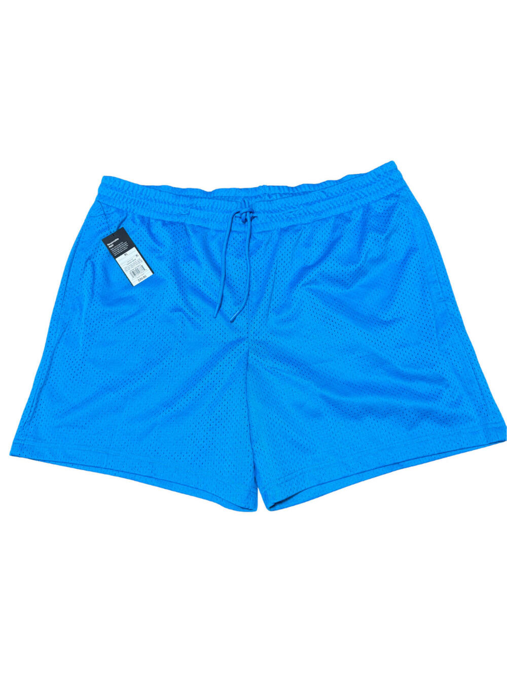 Original Use Men's XL Turquoise Mesh Athletic Shorts Polyester Drawstring